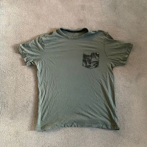 Olive green pocket tee